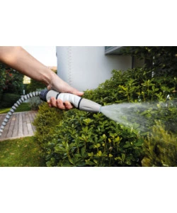 KIT TUBO AUTO ESTENSIBILE G.F. "AQUAPOP" AZZURRO 15 M